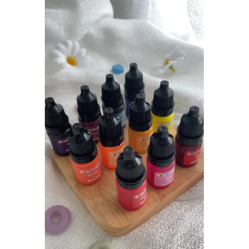 พร้อมส่ง สีผสมเทียนแบบน้ำ 5 ml.