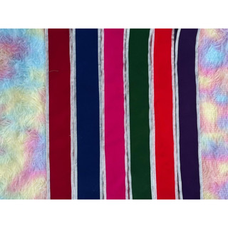 สายสะพายกำมะหยี่ สายเปล่า มีทั้งขอบเงินและขอบทอง