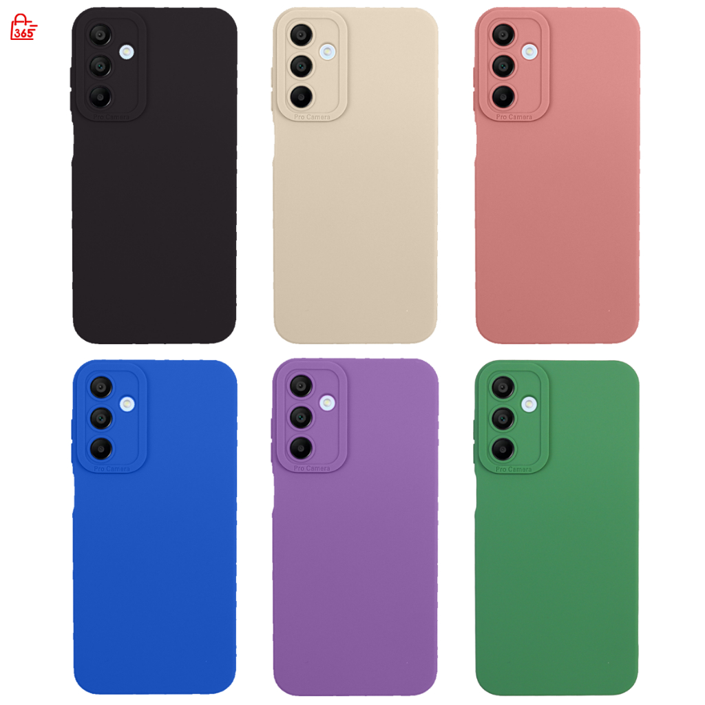 เคส สำหรับ Samsung Galaxy A15 4G 5G เคสซิลิโคนนิ่ม กันกล้อง TPU สีพื้น