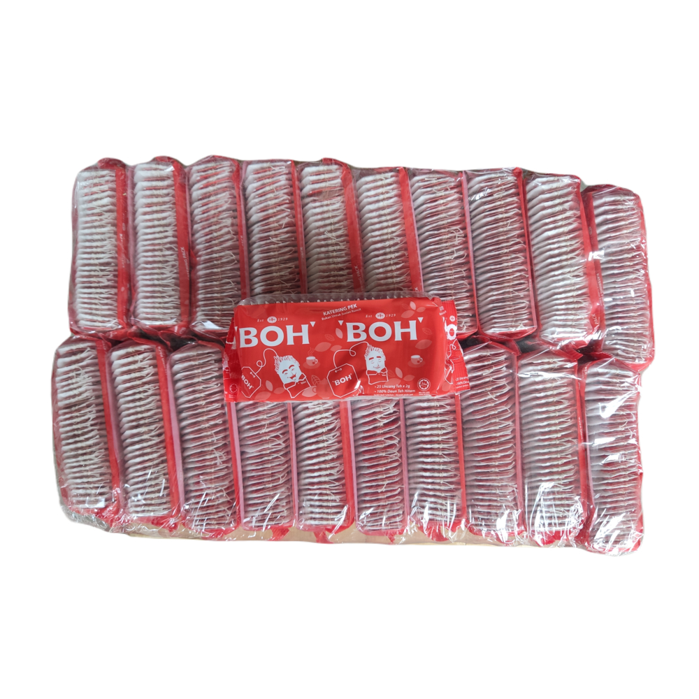 ( ยกแพค 20 ห่อ) BOH ชาโบ๊ แบบซองจุ่ม 25 ซอง หอม เข้ม นำเข้าจากมาเลย์เซีย ขายดีมาก