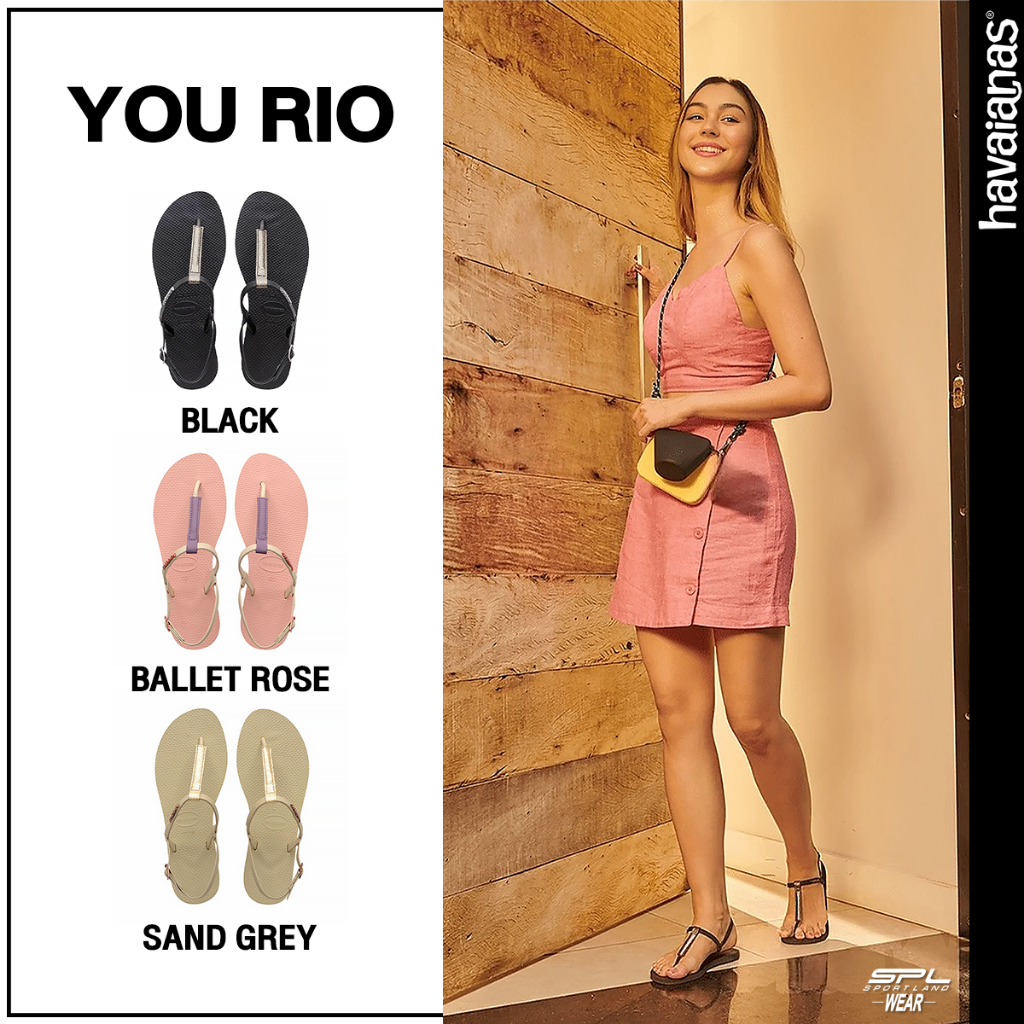 Havaianas Collection ฮาวายานัส รองเท้าแตะ รองเท้ารัดส้น You Rio FC 4146078-0090 / 4146078-0154 / 414