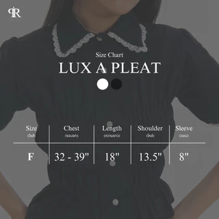 (เสื้อดีเทล Pleat Shirt)🧵 Womenแขนย่น จั๊มเอว สีขาว และดำ ไซส์ Freesize จาก Panchitar.official