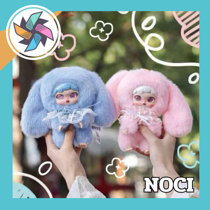 (โค้ดแฟ 30%) พร้อมส่ง Noci Rabbit Kingdom ตุ๊กตาพวงกุญแจ แบบจุ่มและยกกล่อง