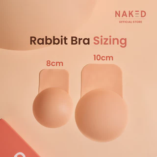 Naked ปิดจุกยกกระชับ ปิดสีจุกมิด 100% กาวเกรดการแพทย์ ซิลิโคนปิดจุกยกกระชับ บราดึงนม Rabbit Bra