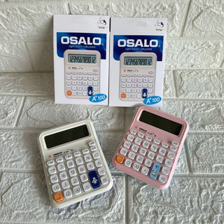 OSALO เครื่องคิดเลข 12 หลัก ปุ่มนิ่ม จอใหญ่ OS รุ่น A6i (148*127mm.)/ A7 (115*160mm.)/ A100 (127x96 mm)/ 2811(140*150mm)