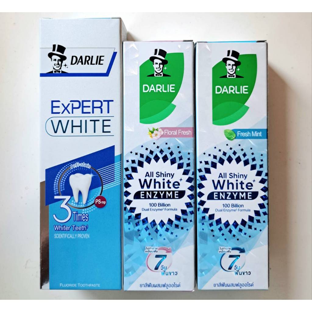 *ราคาพิเศษ หมดแล้วหมดเลย* ดาร์ลี่ เอ็กซ์เปิร์ต Darlie Expert White และ Darlie Expert Fresh 120 g.