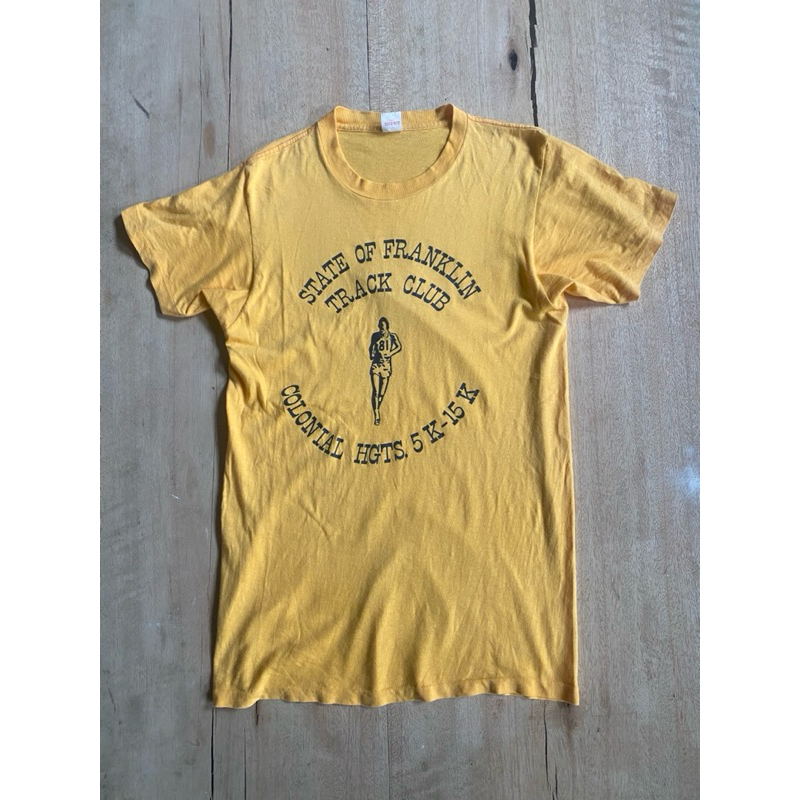 #vintage t-shirts track club 70’s🇺🇸