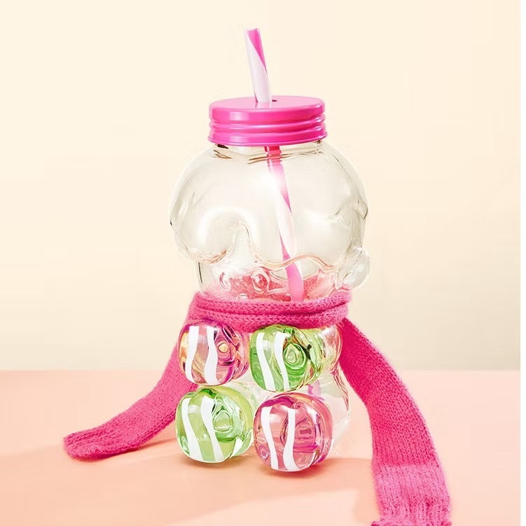 [[พร้อมส่ง]] แก้วน้ำ Pino Jelly Chrismas