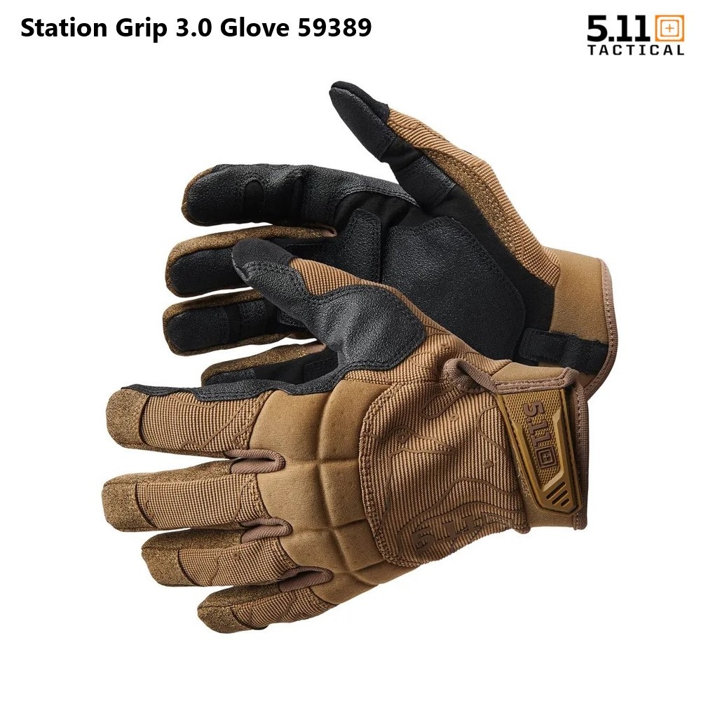 5.11 Tactical Station Grip 3.0 Glove #59389 ถุงมือแทคติคอลใช้งานสนาม เนื้อเหนียว ทนทานงานหนัก