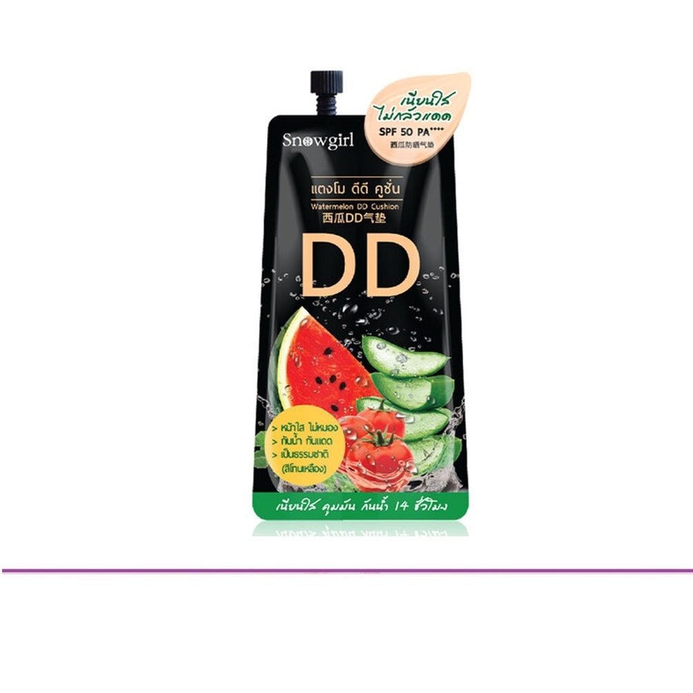 (แท้) Snowgirl Watermelon DD Cushion สโนว์เกิรล แตงโม ดีดี คุชชั่น
