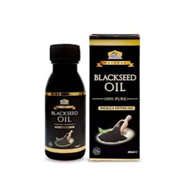 Black Seed Oil 60 ML น้ำมันสกัดเทียนดำ ฮับบาตุชเซาดะ ยี่หร่าดำ ขนาด 60 มล. น้ำมันนวด น้ำมันนวด
