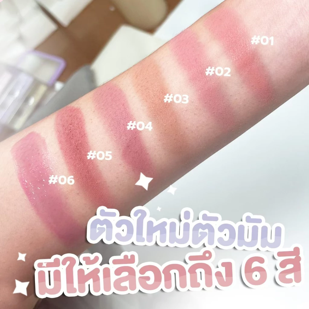 OUKEYA บลัชออนเนื้อฝุ่น สีชัด ติดทน แก้มเนียน เม็ดสีแน่น thumbnail 8
