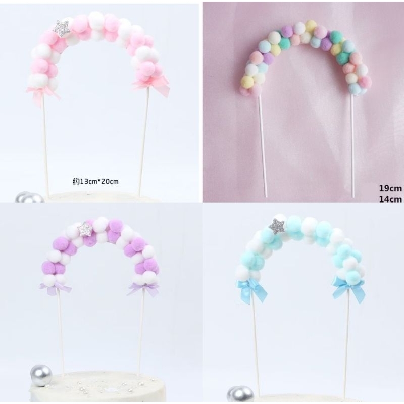 ซุ้มโค้งปักแต่งเค้ก.(สั่งขั้นต่ำ50บาทนะคะ)