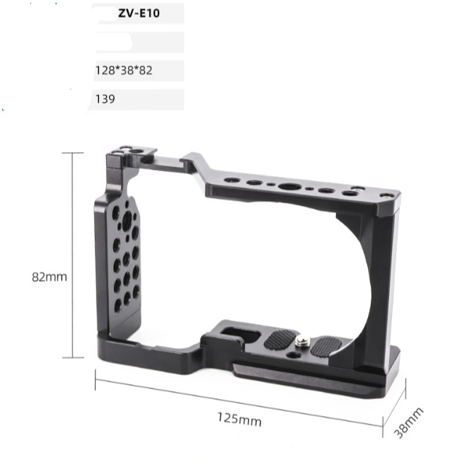 เคสกล้อง กรอบป้องกัน Cage สําหรับ Sony Zv-E10  Cage with Grip for Sony ZV-E10