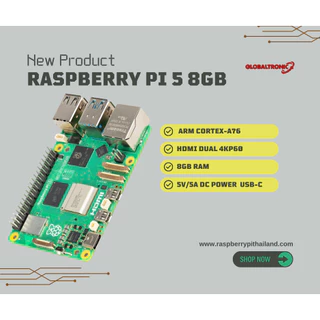 Official RaspberryPi 5 RAM 1GB 2GB 4GB 8GB 16GB Single Board Computer with out OS(ออกใบกำกับภาษีได้ แจ้งรายละเอียดทางแชท