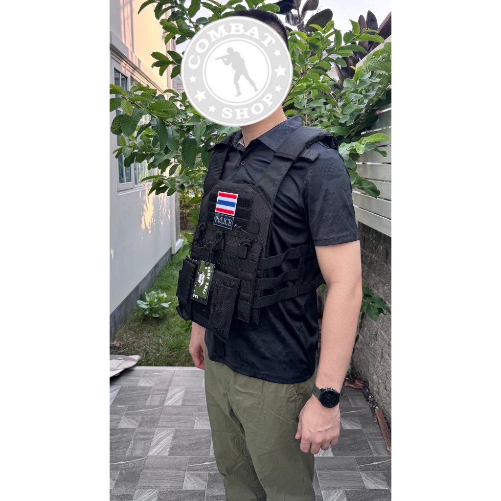 เสื้อเกราะจิ๋ว ป้ายCamp Swat แถมฟรีป้าย!! เสื้อเกราะ Army กรมการปกครอง ราคา ถูกที่สุด ดีลบีเคเค แกลเลอรีภาพที่ 8
