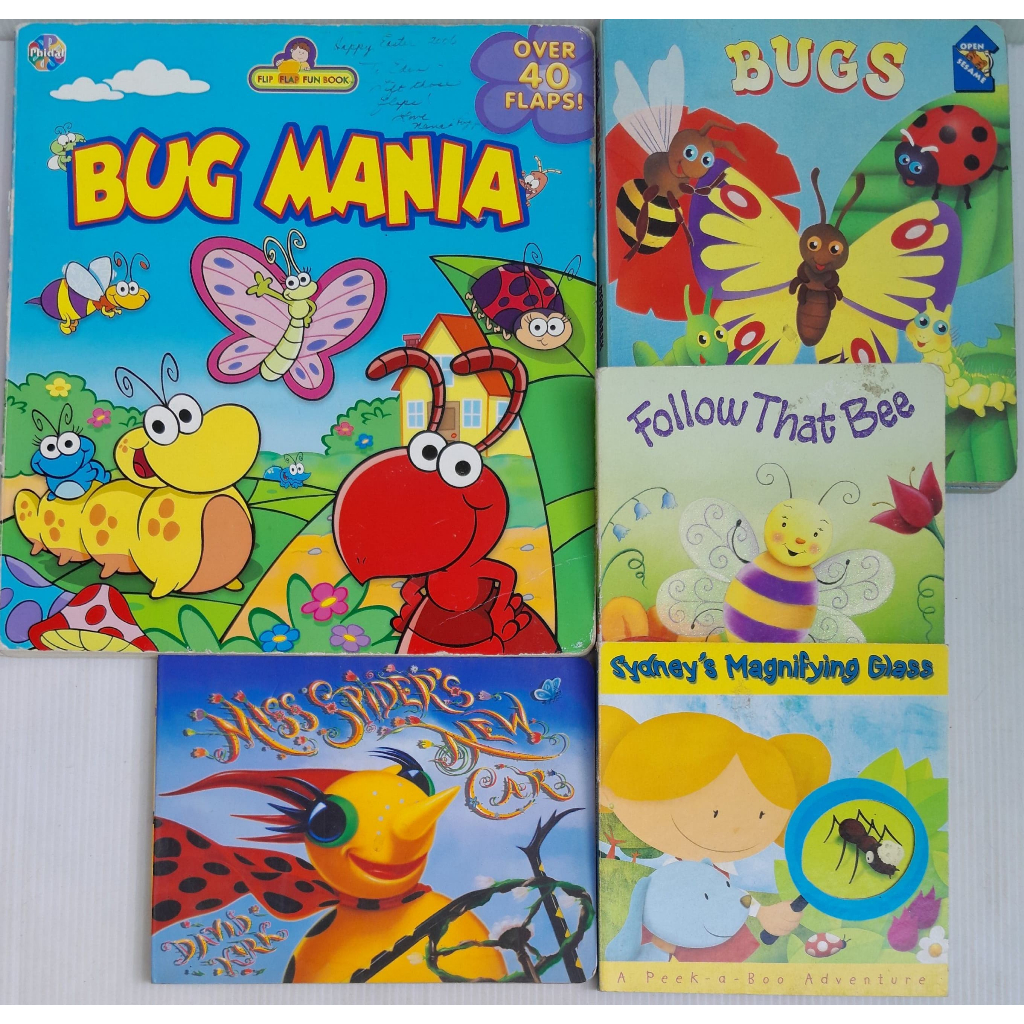 6-10 Bug, Bee, Spider Board Book หนังสือมือสอง บอร์ดบุ๊ค