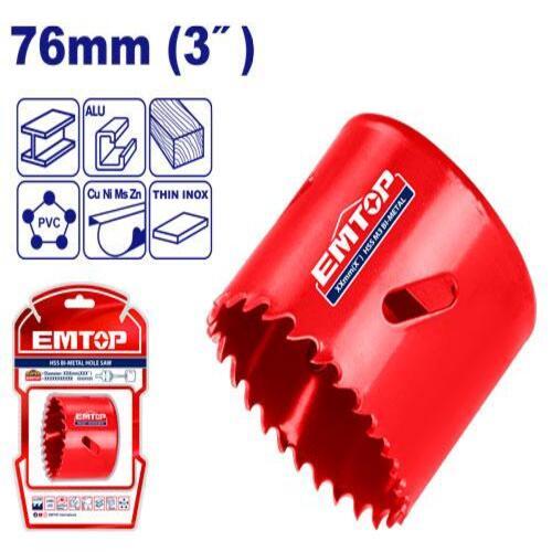 EMTOP โฮลซอว์โลหะ HSS  EHSW10761