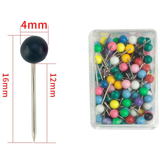 หมุดปักโรล เก็บสายชิงหลิว คละสี หมุดเก็บสายเสียบโรล แพคละ 10…