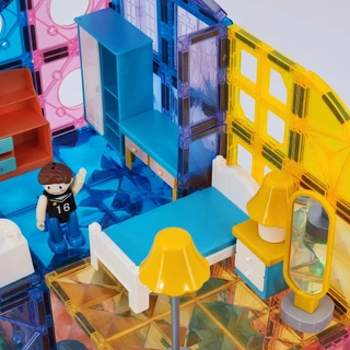 Magnetic Tiles Dreamy Dollhouse 135 pieces ตัวต่อแม่เหล็กบ้านตุ๊กตาชวนฝัน 135 ชิ้น