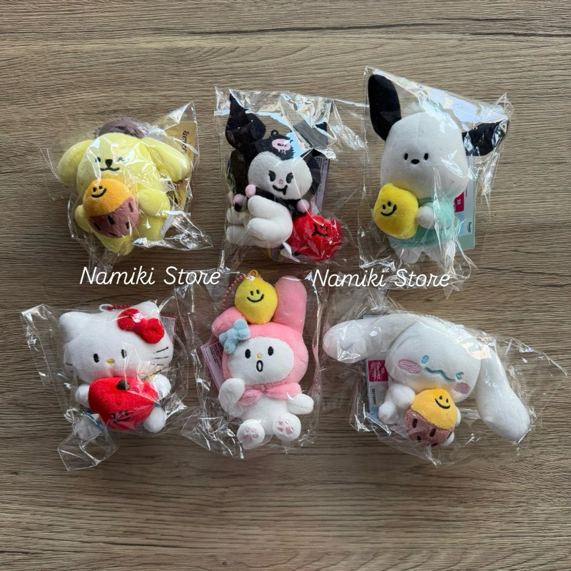 second morning × sanrio characters พวงกุญแจสุดน่ารัก ขนาดตะมุตะมิ