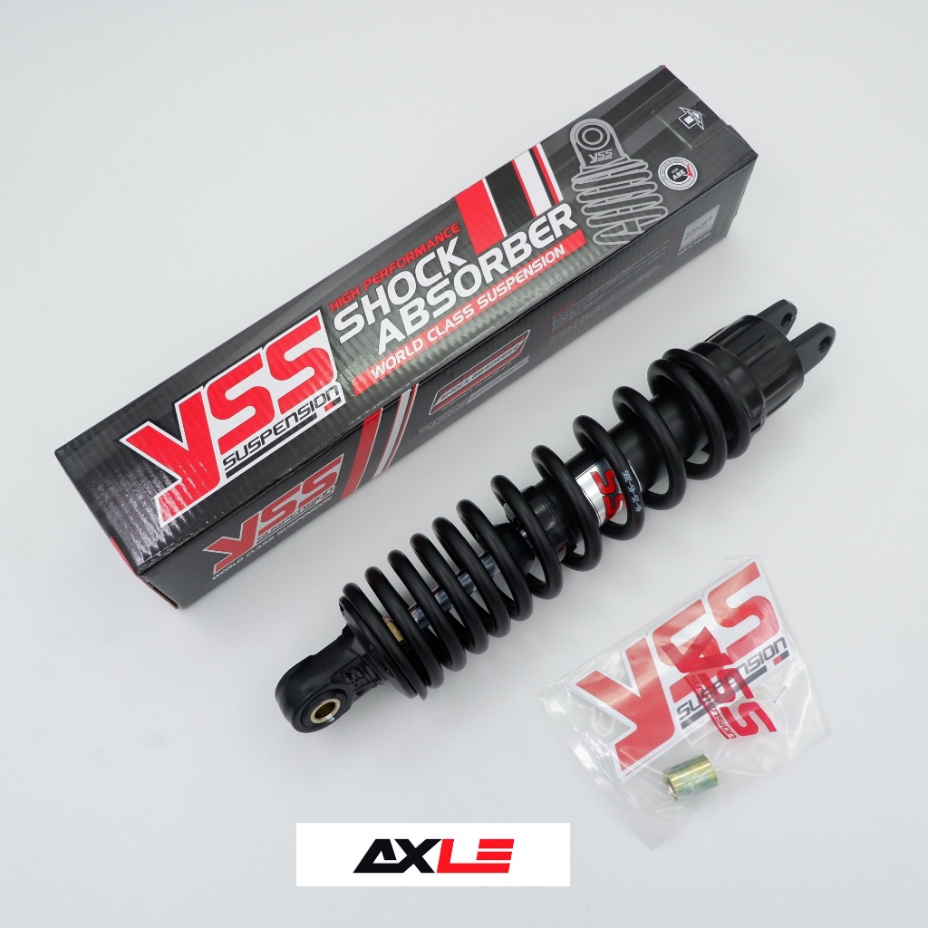 โช้ค PRO-PLUS YSS รุ่น Click110/Mio115/Fino115 ขนาด 300 mm #สีดำ