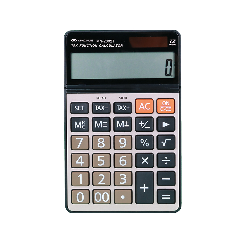 Macnus เครื่องคิดเลข Calculator รุ่น MN-2002T 1 เครื่อง