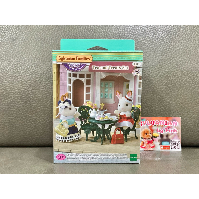 🌸 หายาก เลิกผลิต 🌸 Sylvanian Tea and Treats Set มือ 1 กล่อง Eng รุ่น Town Series ซิลวาเนียน ขนม มาการอง ขนมหวาน โต๊ะ