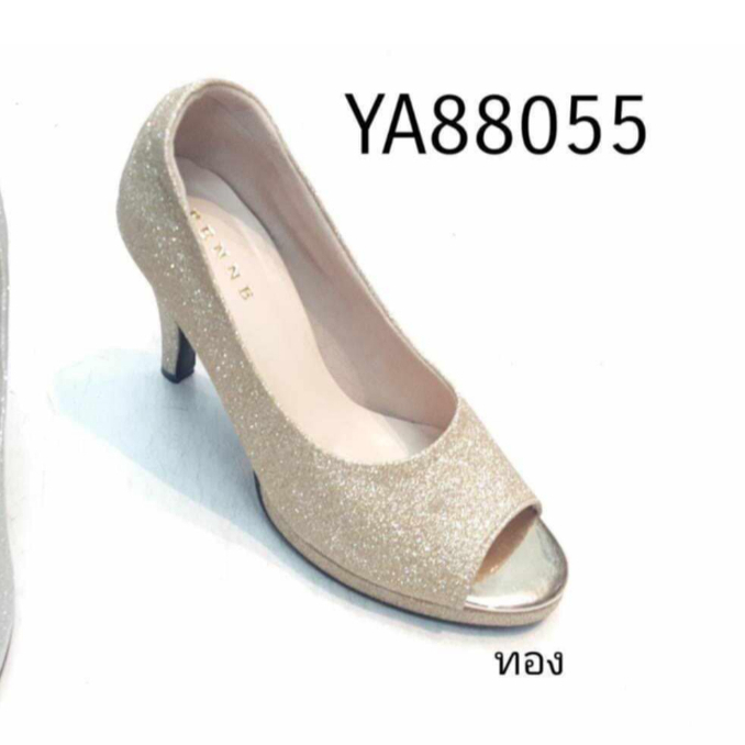 รองเท้าส้นสูง รองเท้าcavawiaแฟชั่นทำงาน หุ้มส้นใส่สบาย