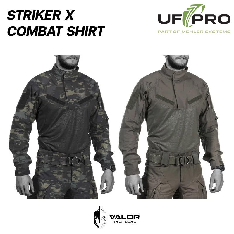 UF PRO - STRIKER X COMBAT SHIRT  เสื้อเชิ้ตแขนยาว คอมแบท เสื้อเชิ้ตผู้ชาย tactical ระบายอากาศได้ดี ทนทาน