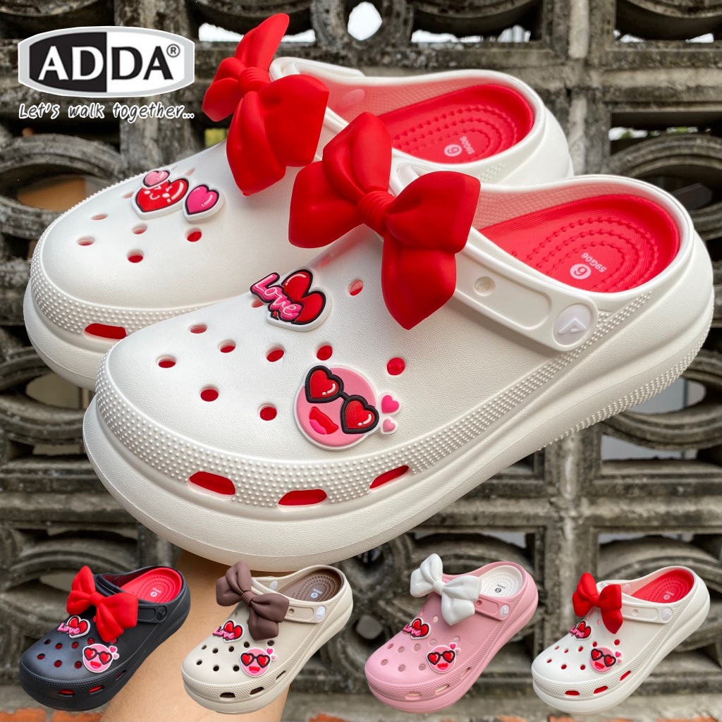 ADDA รองเท้าแตะ รองเท้าหัวโต สูง2.5นิ้ว รุ่น 59G06 ขนาด 4-7 พร้อมส่ง!!