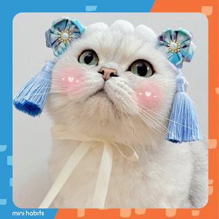 [🚚 พร้อมส่ง] ที่คาดหัวตรุษจีนแมว Meimei Chinese Headband เครื่องหัวตรุษจีนแมว หมา