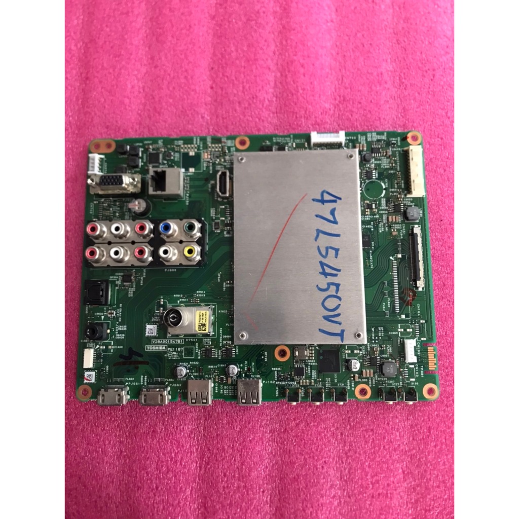 อะไหล่แท้/ของถอด เมนบอร์ด Toshiba รุ่น 47L5450VT พาร์ท V28A001547B1