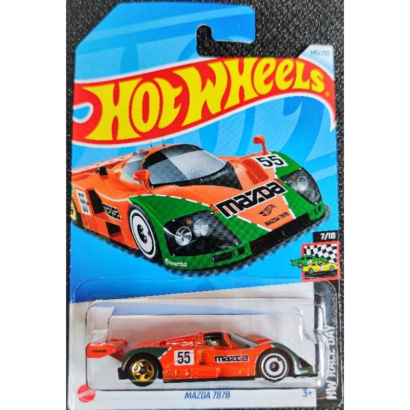 รถของเล่นโมเดล Hotwheels Rare Mazda 787B