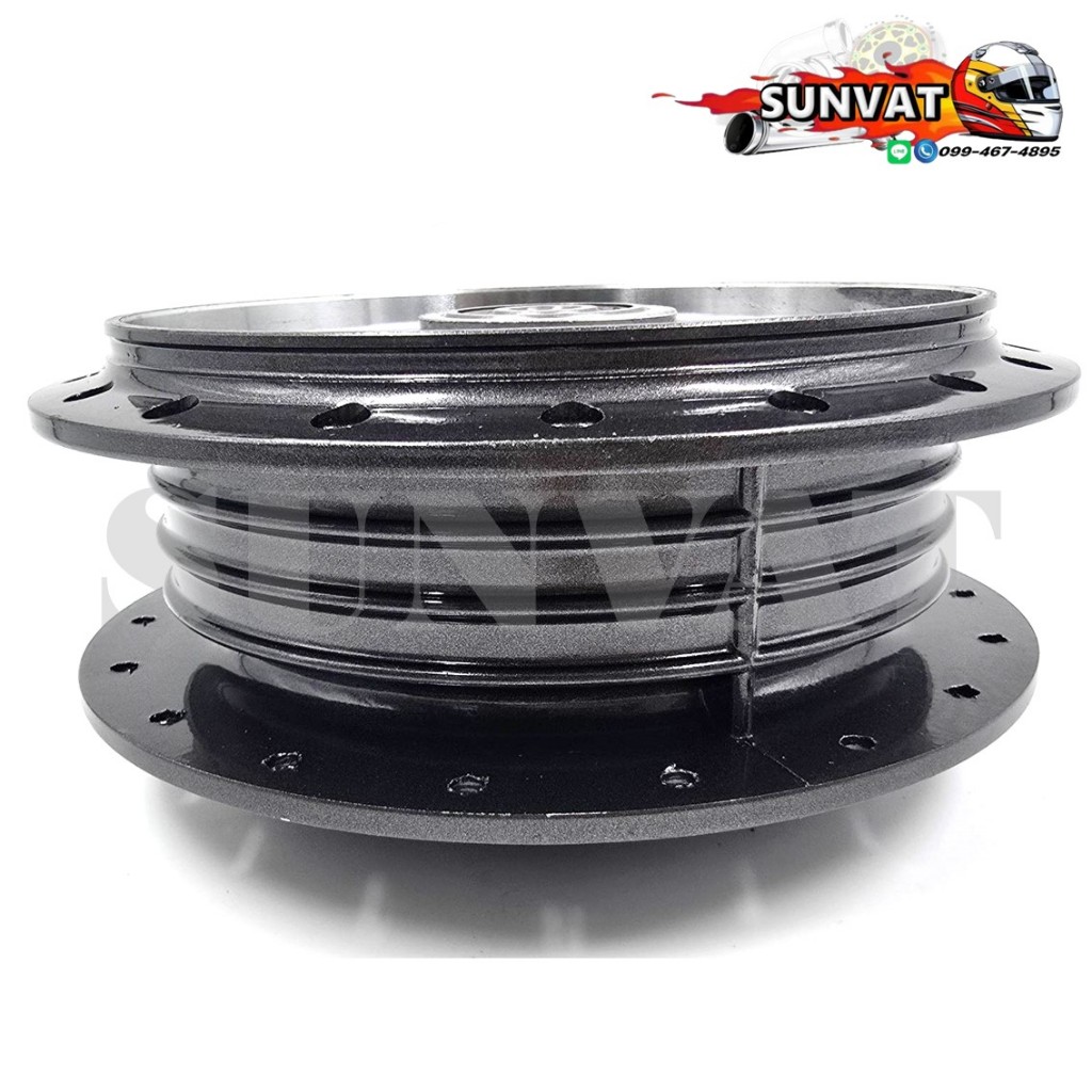 ดุมหลัง SPARK-NANO/SPARK115I/SPARK135/FINN ดุมหลังพร้อมบูช+ลูกปืน สีเทาเข้ม - รูปที่ 4