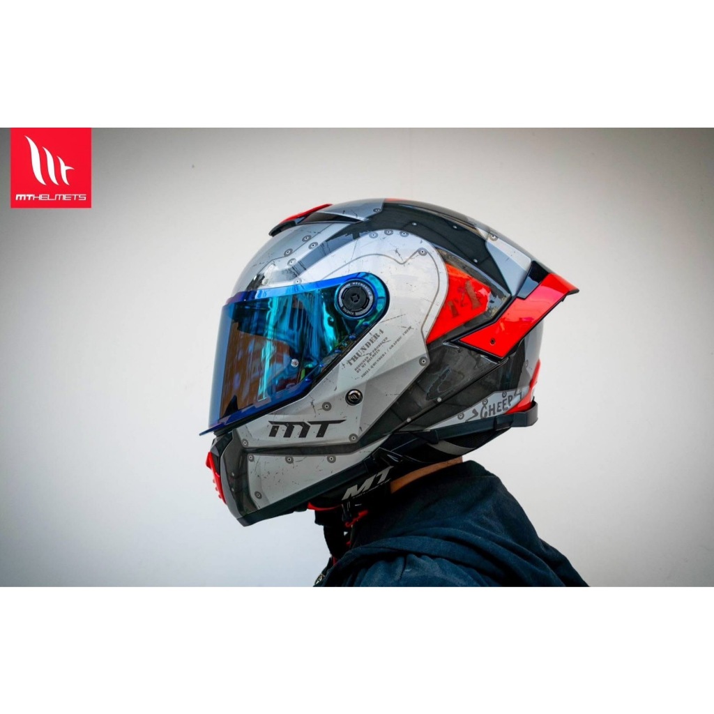 MT thunder4 sv Cheep gloss red(ชิวเดิมใส)