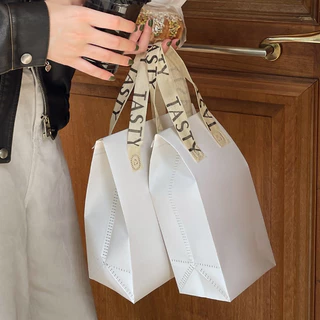 🛍️ สีพิเศษ 🛍️ เงิน/ ครีม ถุงฟอยล์เก็บความเย็น/ร้อน แบบแถบกาว [แพค20 ใบ]