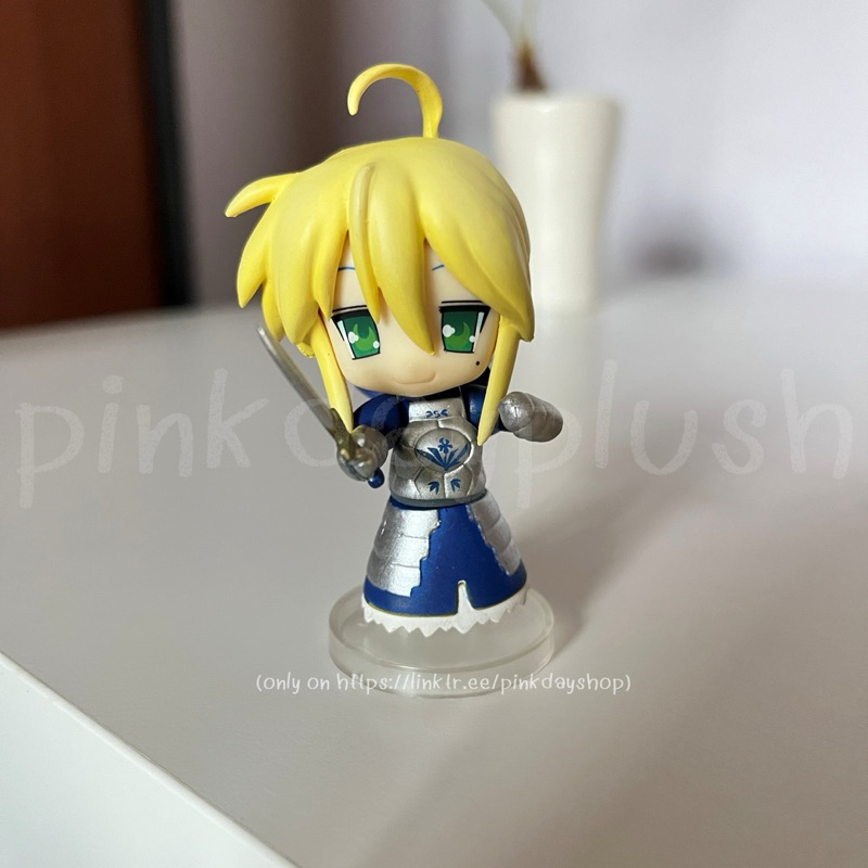 Fate/Stay Night  Lucky☆Star Izumi Konata Secret, Saber Cosplay ver. Nendoroid Petit action figure ฟิ