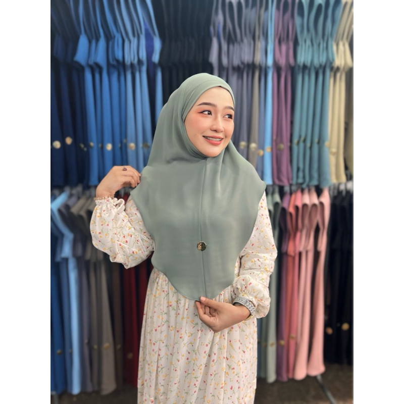 ผ้าคลุมอาบาย่าหน้าตุรกีทรงไข่(Mini) Size S