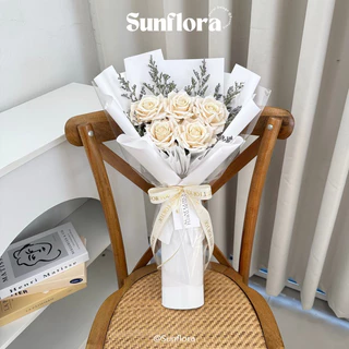 [Sunflora] ช่อดอกกุหลาบโลลิต้า 5 ดอก 7 ดอก ช่อดอกไม้ประดิษฐ์ วาเลนไทน์ ของขวัญปัจฉิม รับปริญญา
