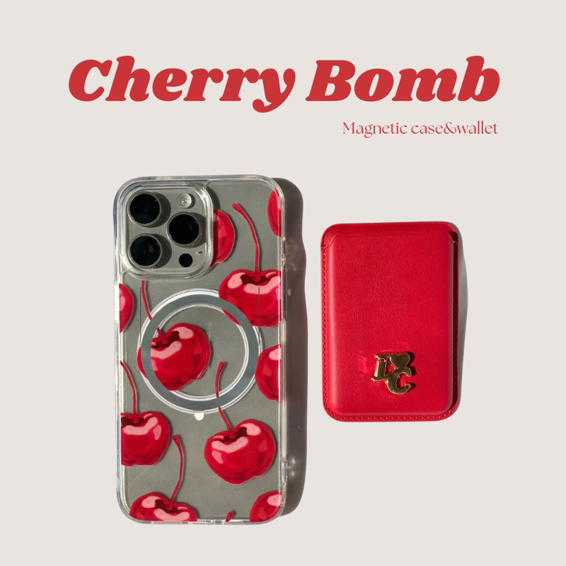 Cherry Bomb Case (Magnetic phone case) | @Luvcombo.official