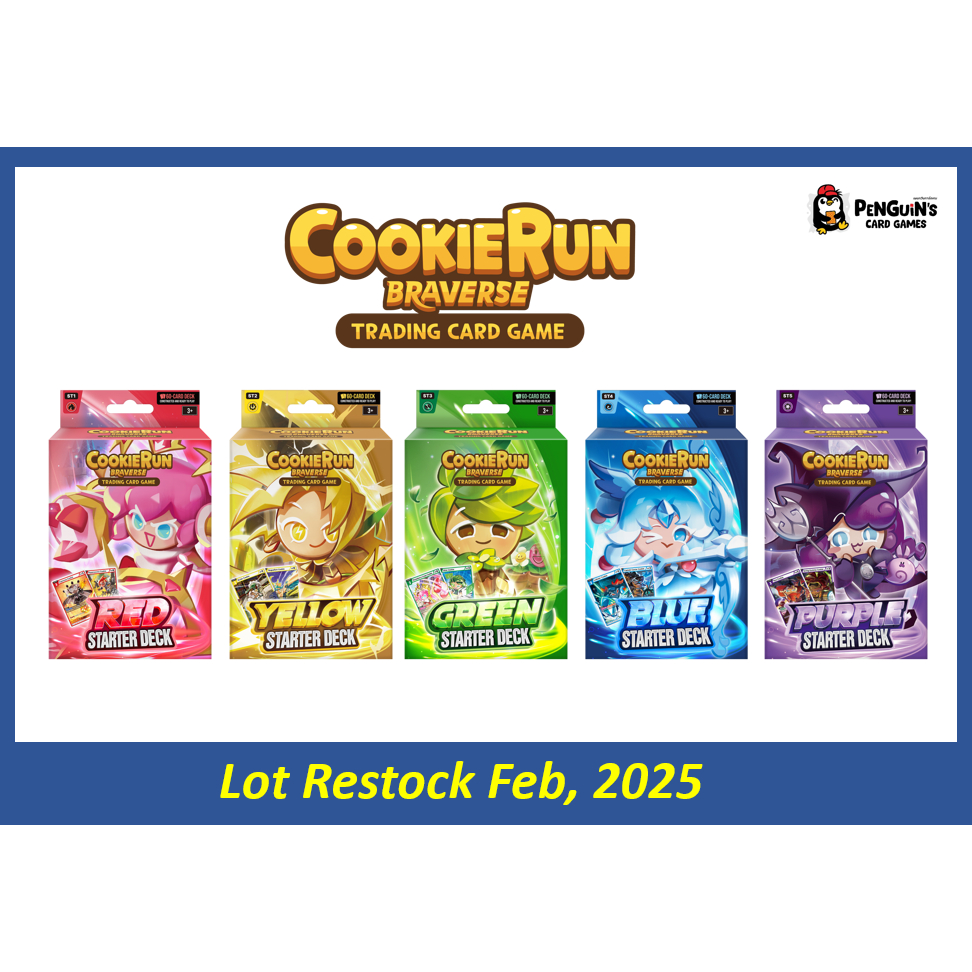 Preorder Feb2025[Cookie Run Tcg] Cookie Run Braverse Starter Deck (Eng ver.) - การ์ดคุกกี้รัน ภาษาอังกฤษ