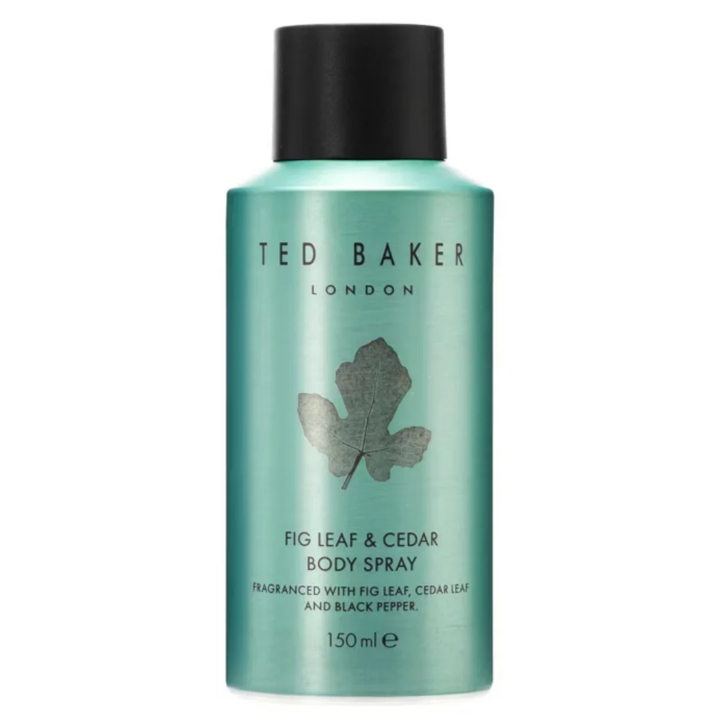 Ted Baker London Fig Leaf & Cedar Body Spray 150ml. เท็ด เบเกอร์ ผลิตภัณฑ์ระงับกลิ่นกาย