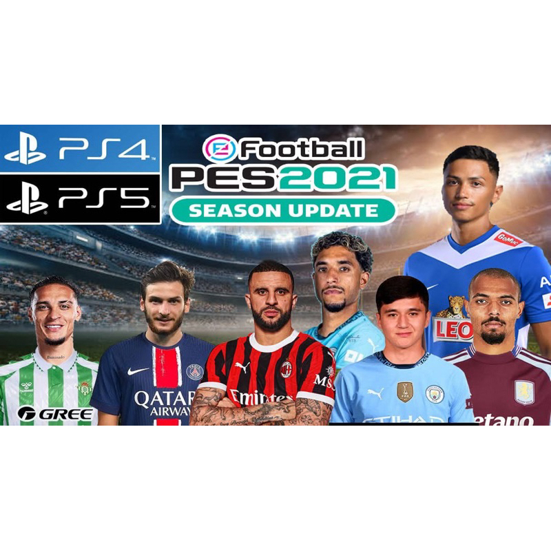 pes 2021 ps4/ps5 ฤดูกาล 2024-25 พิเศษมาพร้อมไทยลีกล่าสุดที่เดียวแน่นอนUsb