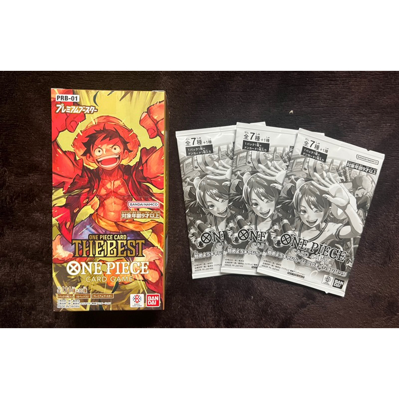 [Promotion !!][One Piece Card Game] Booster Box PRB01 - The Best - 1 กล่อง วันพีซ การ์ดเกม