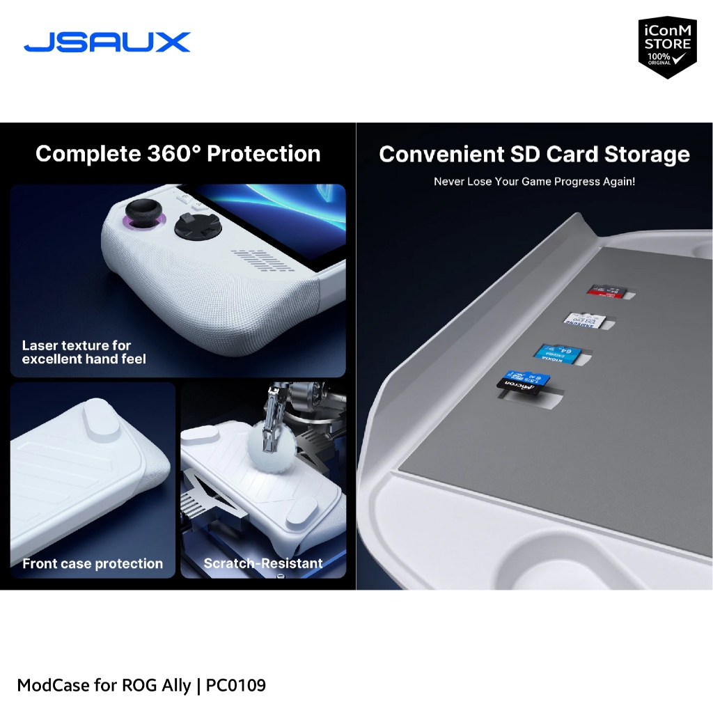 [พร้อมส่ง] JSAUX - ModCase for ROG Ally & ROG Ally X & Cooling Fans [PC0109, PC0111 & GP202] [สินค้าแท้100% ผ่อน0%]