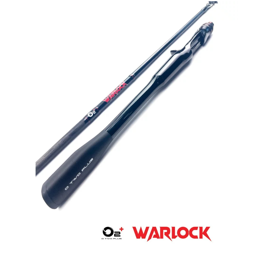คันเบ็ด ตีเหยื่อปลอม O2+ รุ่น Warlock 2 ท่อนต่อโคน มีทั้งเบทและสปิน เวท 8-17