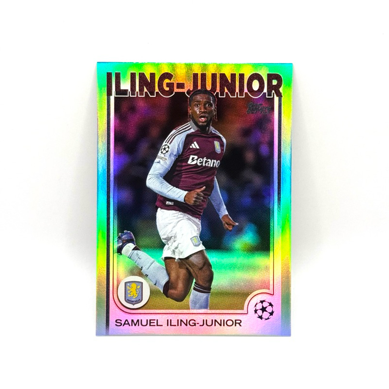 Topps UCC 24/25 Samuel Iling-Junior Aston Villa /99 Green Foilboard