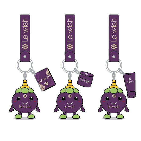 พวงกุญแจ น้องมังคุด(Le'wish)