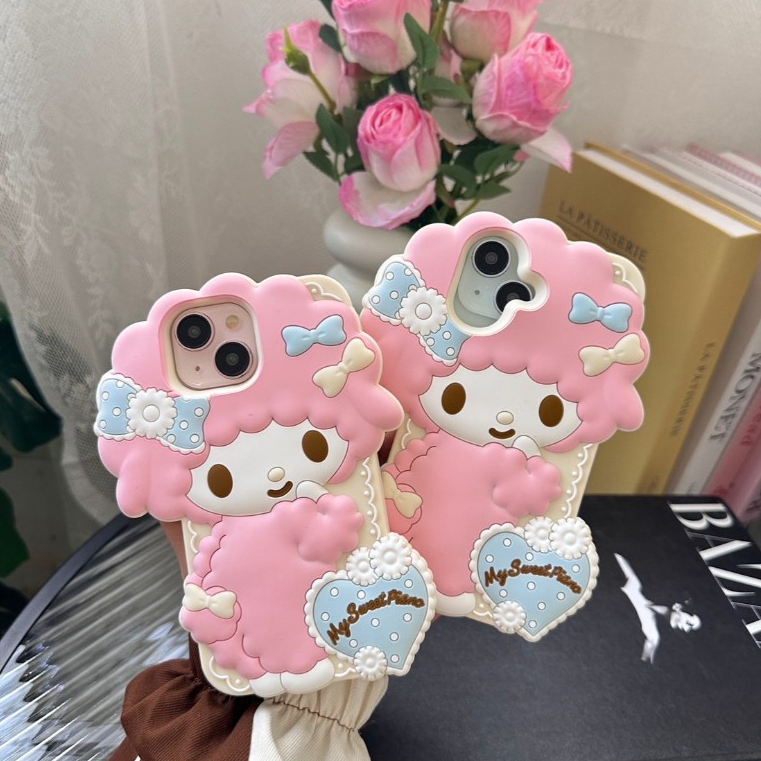 AD354 NEWcase เคสซิลิโคน Melody ลายหวานๆน่ารักๆ งานซิลิโคนนิ่มคุมรอบเครื่องกันกระแทกได้ดี พร้อมส่งในไทย